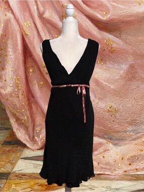 Romantic Polka Dot Midi Dress